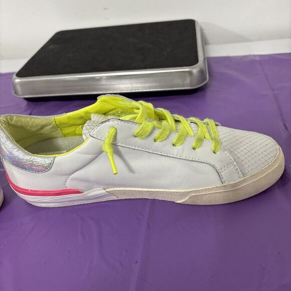 Dolce Vita Women's Zina Sneakers NEON MULTI LEATHER Sz 10 - Picture 8 of 13